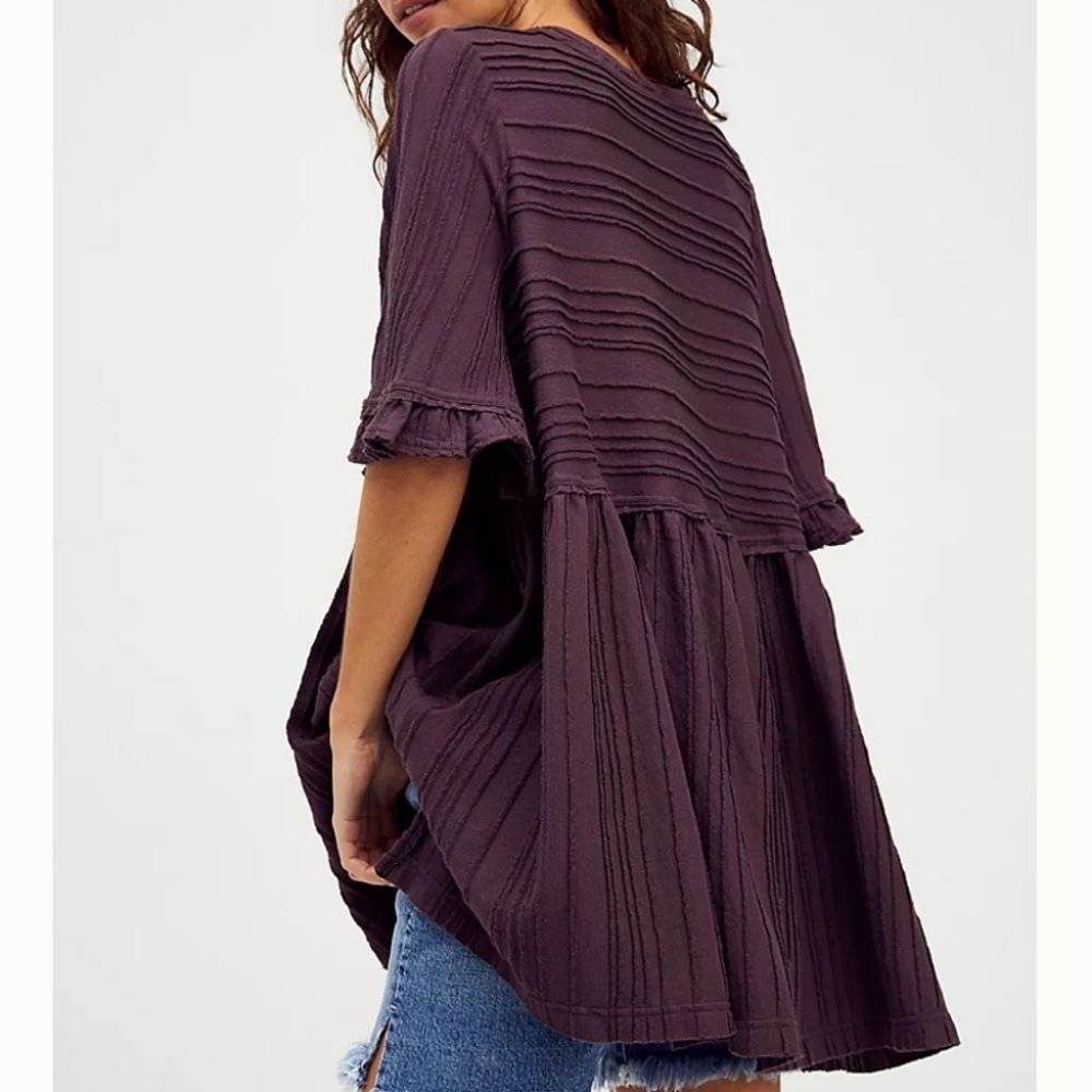 Free People Take a Spin Babydoll Tunic Dress - Picture 2 of 8